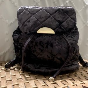 Call it Spring Derozba crushed velvet backpack